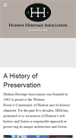 Mobile Screenshot of hudsonheritage.org