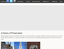 Tablet Screenshot of hudsonheritage.org